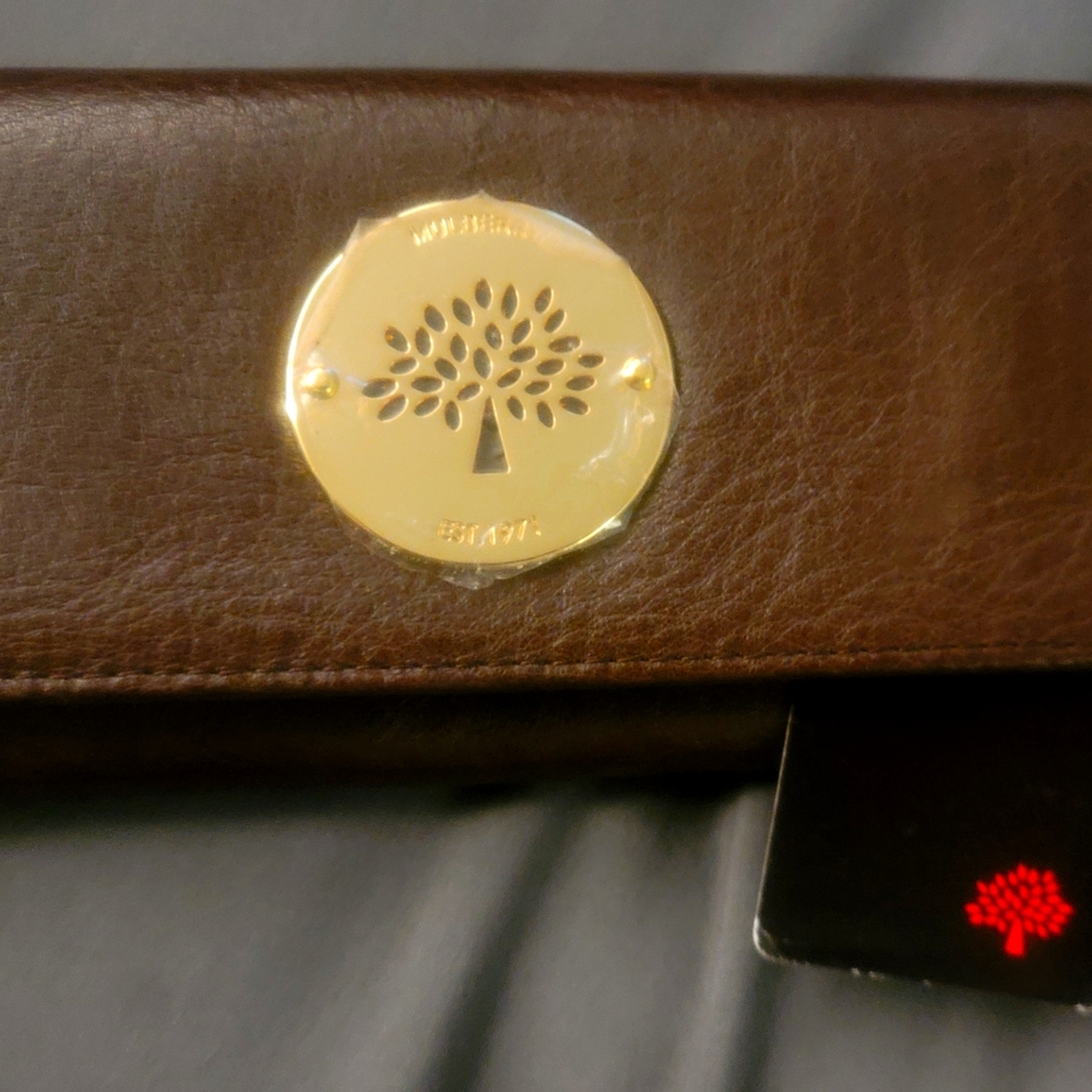 Mulberry Long  Brown Bifold Wallet